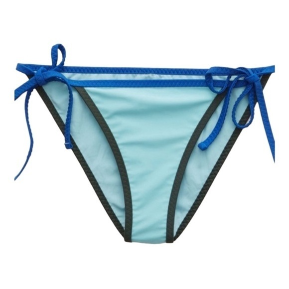 Aerie Tie Cheekiest Color Block Bikini Bottom - Picture 3 of 4